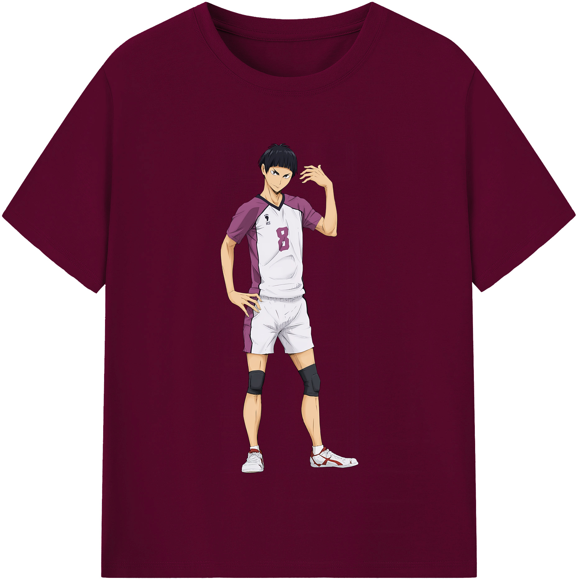 （画像用） ハイキュー!! Haikyu!! レディースカジュアルプリントTシャツ（綿100％）